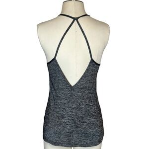 Nike black space dye athletic tank top size M